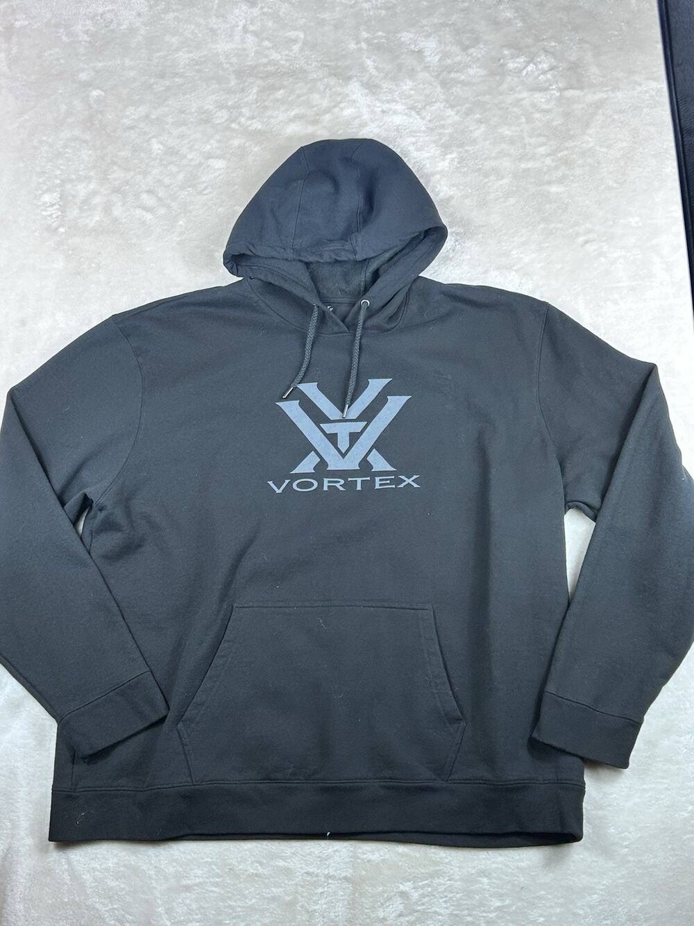 Vortex Optics Pullover Hoodie MENS Sz 5XL Jet Black Pullover Sweatshirt Outdoors